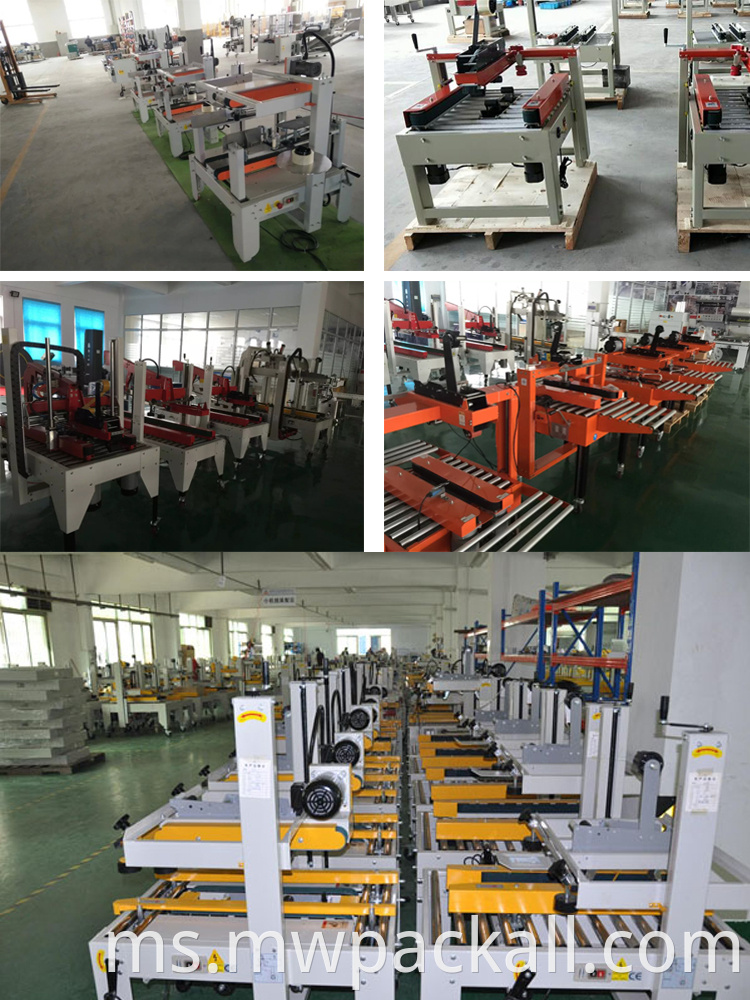 Karton Sealer Packing Machine Auto Box Tape Automatic Carton Sealing Strapping Machine dalam Stok